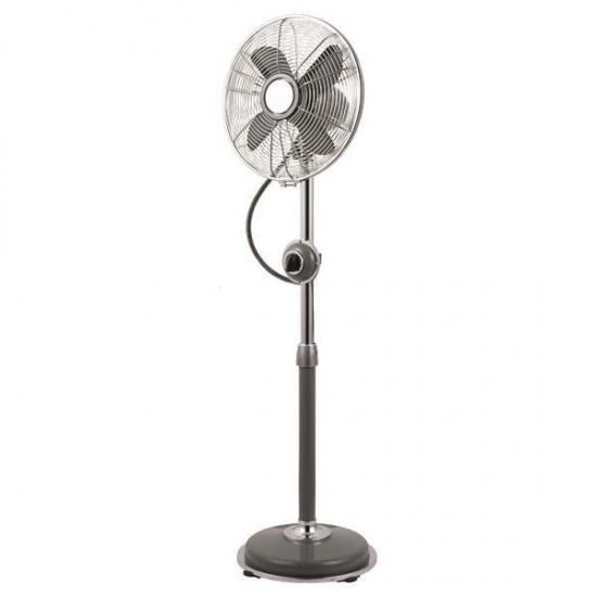 EUROLAMP FAN METAL VINTAGE STANDING 2PC1 GRAY Φ34 35W