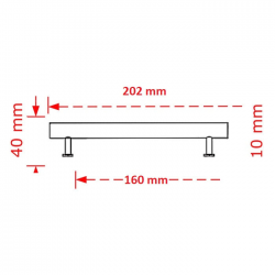 VIOBRASS 164 Λαβή Επίπλου Ηλεκτροστατική Βαφή - Μαύρο 160mm VIOBRASS 164 Λαβή Επίπλου Ηλεκτροστατική Βαφή - Μαύρο 160mm