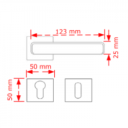 VIOBRASS 213 Ροζέτα 123mm