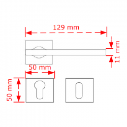 VIOBRASS 214 Ροζέτα 129mm