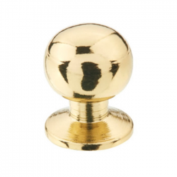 VIOBRASS 25 Πόμολο Επίπλου Όρο Γυαλιστερό Φ14