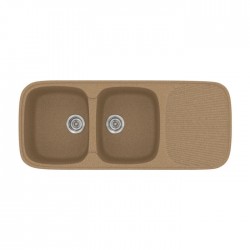 Sanitec Classic Συνθετικός Νεροχύτης 300 116 x 50cm Celtic Stone