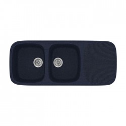 Sanitec Classic Συνθετικός Νεροχύτης 300 116 x 50cm Granite Blue