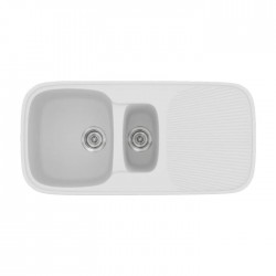 Sanitec Classic Συνθετικός Νεροχύτης 301 97 x 50cm White