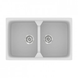 Sanitec Classic Συνθετικός Νεροχύτης 318 78 x 51cm White