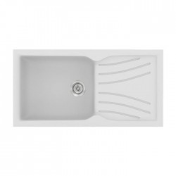 Sanitec Classic Συνθετικός Νεροχύτης 324 100 x 50cm  White