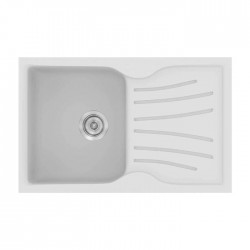 Sanitec Classic Συνθετικός Νεροχύτης 327 78 x 50cm White