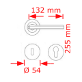 VIOBRASS 4085 Ροζέτα Φ54