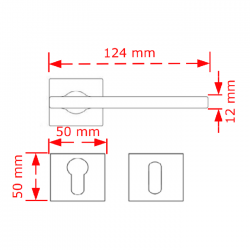 VIOBRASS 4120 Ροζέτα 124x50x50mm
