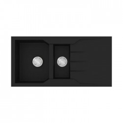 Sanitec Ultra Granite Νεροχύτης 802 (100x50) 2 1/2B 1D Nero