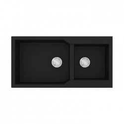 Sanitec Ultra Granite Νεροχύτης 803 (98x50) 2B Nero