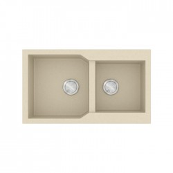 Sanitec Ultra Granite Νεροχύτης 804 (86x50) 2B Ocra