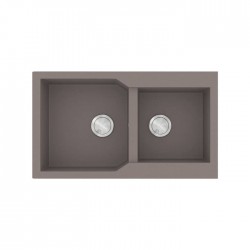 Sanitec Ultra Granite Νεροχύτης 804 (86x50) 2B Sienna