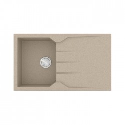 Sanitec Ultra Granite Νεροχύτης 805 (86x50) 1B 1D Sabbia