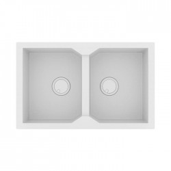 Sanitec Ultra Granite Νεροχύτης 806 (79x50) 2B Bianco