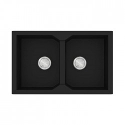 Sanitec Ultra Granite Νεροχύτης 806 (79x50) 2B Nero