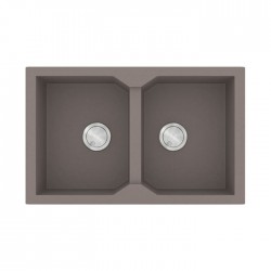 Sanitec Ultra Granite Νεροχύτης 806 (79x50) 2B Sienna