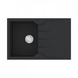 Sanitec Ultra Granite Νεροχύτης 807 (79x50) 1B 1D Grafite