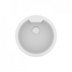 Sanitec Ultra Granite Νεροχύτης 810 (Ø51) 1Β Bianco