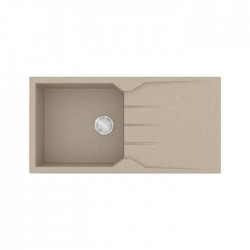 Sanitec Ultra Granite Νεροχύτης 811 (100x50) 1B 1D Sabbia