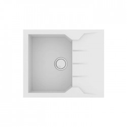 Sanitec Ultra Granite Νεροχύτης 812 (60x50) 1B 1D Bianco