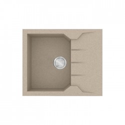 Sanitec Ultra Granite Νεροχύτης 812 (60x50) 1B 1D Sabbia