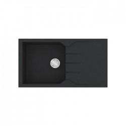 Sanitec Ultra Granite Νεροχύτης 814 (86x50) 1B 1D Grafite