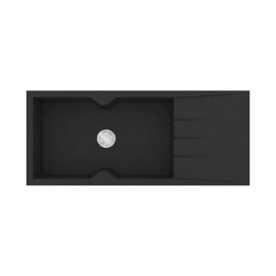 Sanitec Ultra Granite Νεροχύτης 817 (116x50) 1B 1D Grafite