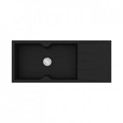 Sanitec Ultra Granite Νεροχύτης 817 (116x50) 1B 1D Nero