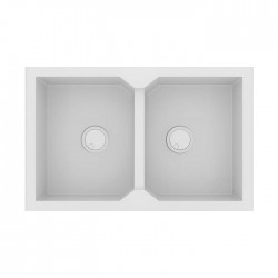 Sanitec Ultra Granite Νεροχύτης 818 (86x50) 2B Bianco