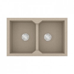 Sanitec Ultra Granite Νεροχύτης 818 (86x50) 2B Sabbia