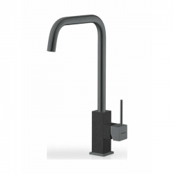 PYRAMIS Μπαταρία Κουζίνας ADELITA PVD GUN METAL & PEARL BLACK PYRAMIS Μπαταρία Κουζίνας ADELITA PVD GUN METAL & PEARL BLACK
