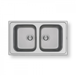 PYRAMIS Ανοξείδωτος Νεροχύτης ATHENA EXTRA (86x50) 2B Γυαλισμένο