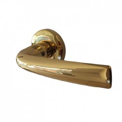 HOPPE Cannes M1545/23K/23KS Χρυσό Γυαλιστερό Ροζέτα  HOPPE Cannes M1545/23K/23KS Χρυσό Γυαλιστερό Ροζέτα