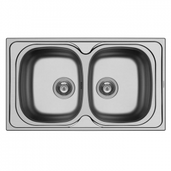 MAIDTEC Ανοξείδωτος Νεροχύτης DERBY (86X50) 2B Σατινέ MAIDTEC Ανοξείδωτος Νεροχύτης DERBY (86X50) 2B Σατινέ