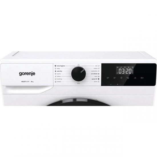GORENJE Ελεύθερο στεγνωτήριο ρούχων με αντλία θερμότητας 9 kg 20012844 DHNA93