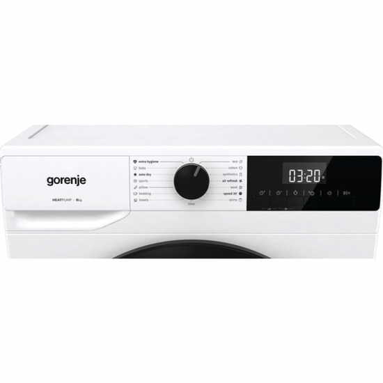 GORENJE Ελεύθερο στεγνωτήριο ρούχων με αντλία θερμότητας 8 kg 20014507 DHNE82