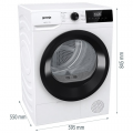 GORENJE Ελεύθερο στεγνωτήριο ρούχων με αντλία θερμότητας 8 kg 20014507 DHNE82 GORENJE Ελεύθερο στεγνωτήριο ρούχων με αντλία θερμότητας 8 kg 20014507 DHNE82