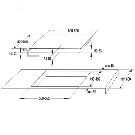 GORENJE Εστία 730603 Κεραμική ECT641BCSC