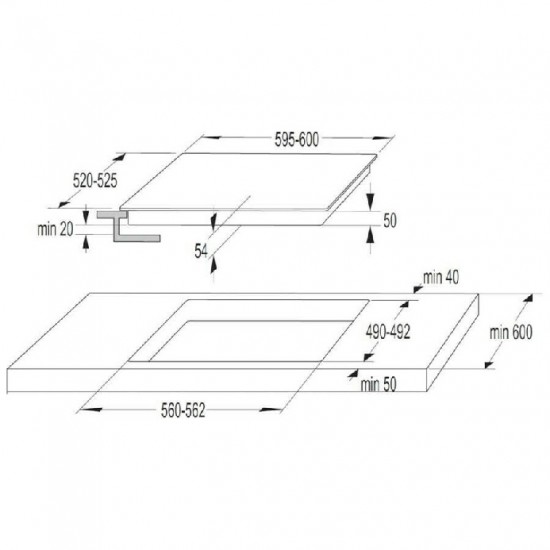 GORENJE Εστία 733113 Κεραμική ECT643SYW