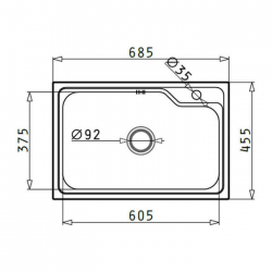 MAIDTEC Ανοξείδωτος Νεροχύτης ETHRA (68,5X45,5) 1B Σατινέ MAIDTEC Ανοξείδωτος Νεροχύτης ETHRA (68,5X45,5) 1B Σατινέ