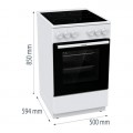 GORENJE Κουζίνα 740527 ΛΕΥΚΗ GEC5A61WG