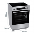 GORENJE Κουζίνα 740939 INOX GECS6C70XPA