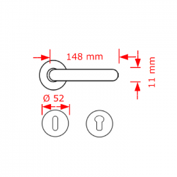 VIOBRASS GIGI Ροζέτα Φ52