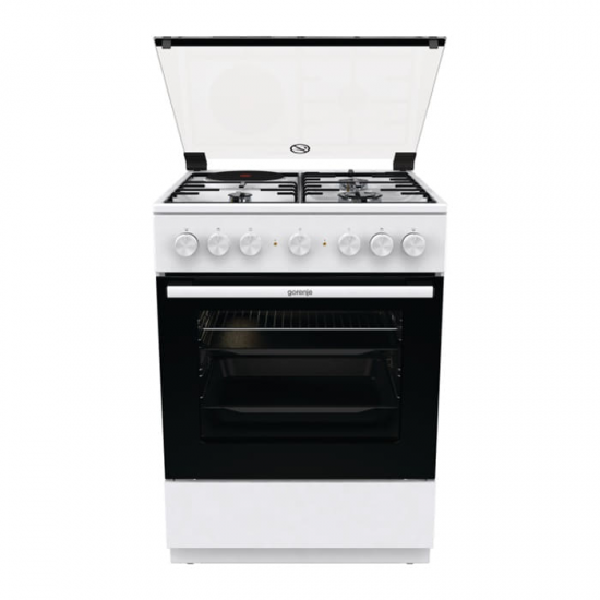 GORENJE Κουζίνα ΓΚΑΖΙΟΥ 3+1 740971 ΛΕΥΚΗ GK6B41WD