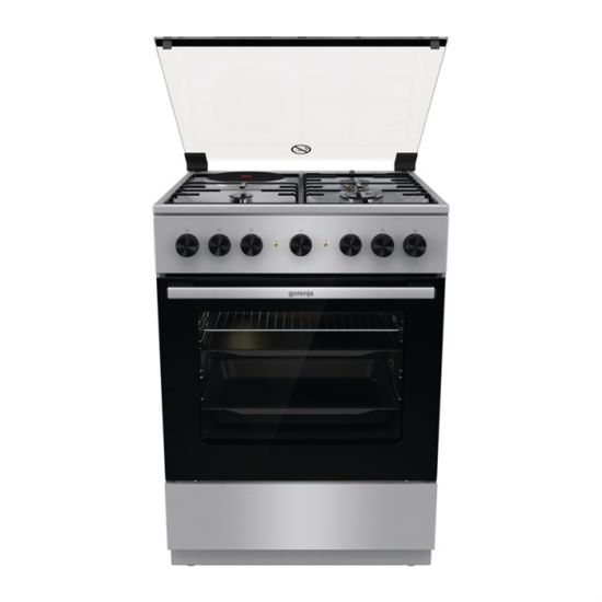 GORENJE Κουζίνα ΓΚΑΖΙΟΥ 3+1 740624 INOX GK6B41XD