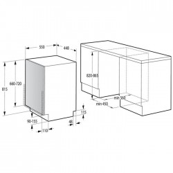GORENJE Πλυντήριο Πιάτων FI45 740034 GV520E15 Πλήρως Καλυπτόμενο GORENJE Πλυντήριο Πιάτων FI45 740034 GV520E15 Πλήρως Καλυπτόμενο