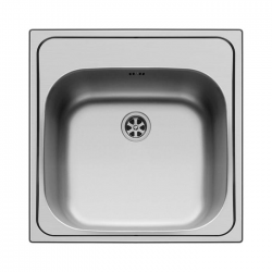 MAIDTEC Ανοξείδωτος Νεροχύτης INSET (50X50) 1B Σατινέ MAIDTEC Ανοξείδωτος Νεροχύτης INSET (50X50) 1B Σατινέ