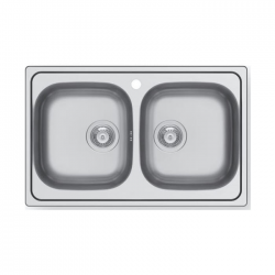 MAIDTEC Ανοξείδωτος Νεροχύτης INSET (79X50) 2B Σατινέ MAIDTEC Ανοξείδωτος Νεροχύτης INSET (79X50) 2B Σατινέ
