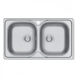 MAIDTEC Ανοξείδωτος Νεροχύτης INSET (86X50) 2B Σατινέ MAIDTEC Ανοξείδωτος Νεροχύτης INSET (86X50) 2B Σατινέ